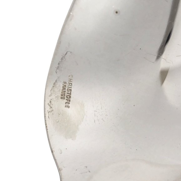 Christofle Sterling Silver Oceana Salad Serving Set Fork and Spoon (B) #12335 - Picture 9 of 12